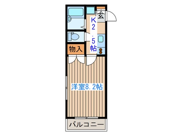 アバントヒルズの物件間取画像